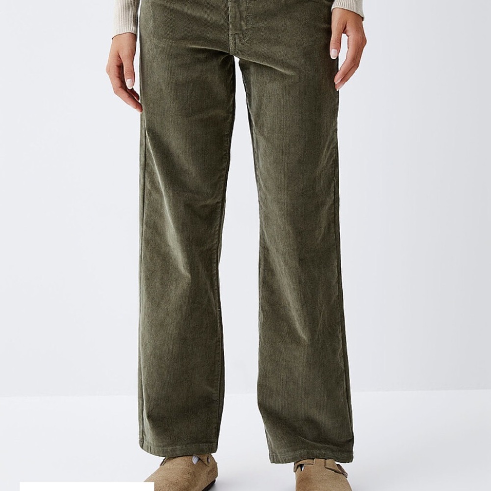 Olive corduroy pants